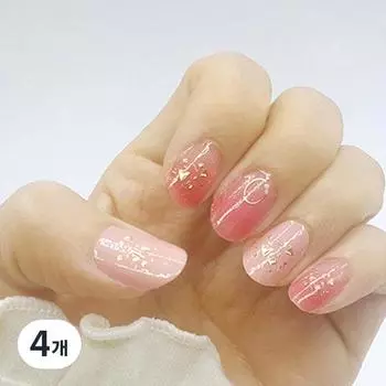 Гель-полоски для ногтей Good Dream Stone Pearl Gel, A07 Sancom Jelly, 4 шт.