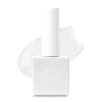 Гель Rogelo Glitter Gel Nail Tweig Sugar 10 мл, JG-18 Белый сахар, 1 шт.