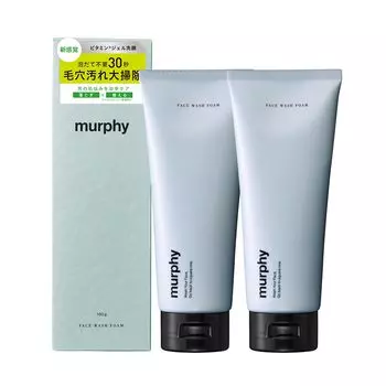 Гель-скраб Murphy Vitamin для лица, очищающая пенка для лица, уход за грубой кожей, 100 г. Очищение лица, поры, кожный жир, угри, прыщи,