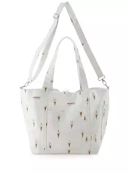 Gelato patterned mom bag PWGB232547 OWHT [Gelato Pique] [PEANUTS] Women s