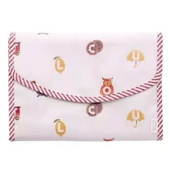 gelato pique alphabet pattern mother and child notebook case m gelato pique pi-pink, free