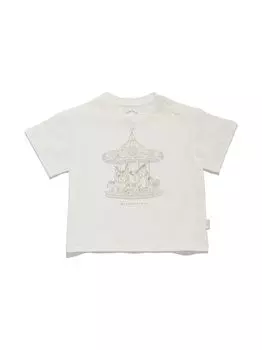 gelato pique Детская футболка PBCT241459 OWHT Карусель с одним принтом