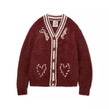 Gelato Pique HOLIDAY Кардиган с перьями Gelato Pique Пижама Roomu Женская (RE-Red, Бесплатно)