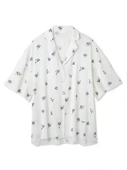 Gelato Pique Retro Strawberry Satin Shirt PWFT231294 BLU F Women s синий