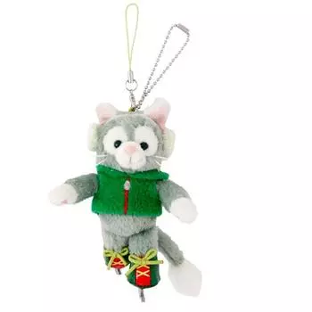 Gelatoni Plush Strap Ice Skating Christmas Disney Christmas Wish 2017 Disney Sea Duffy s X mas [Tokyo Limited]
