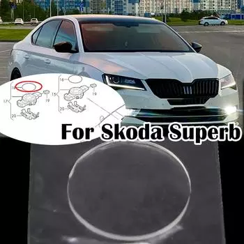 Гелевая накладка с датчиком дождя и света для Skoda Superb MK3 B8, клейкая пленка, силиконовая подушка, комплект для ремонта чипов ветрового стекла, многофункциональная лента 1PC