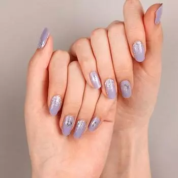Гелевая наклейка для ногтей Babacoco Bling Easy, Mix and Match Victoria Purple, 1шт