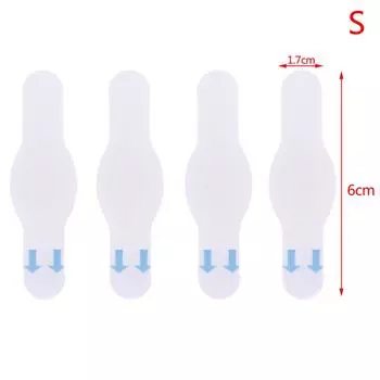 Гелевая наклейка на заднюю часть пятки для обуви на высоком каблуке против скрежета стопы 20*60mm