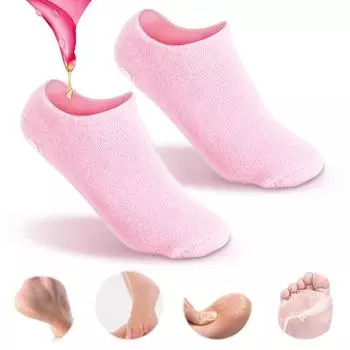 Гелевая подкладка носков, насыщенная эфирными маслами и витаминами, противоскользящая эластичная восстанавливающая ткань красный