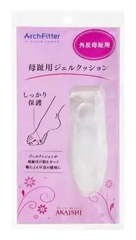 Гелевая подушечка AKAISHI для большого пальца ноги