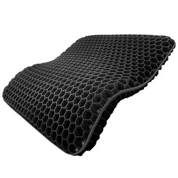 Гелевая подушка Titiroba Extra Large Extra Thick 50 x 50 x см Гелевая подушка Honeycomb Подушка Zero Gravity Black Cover В комплект входит усиленный чехол Respect