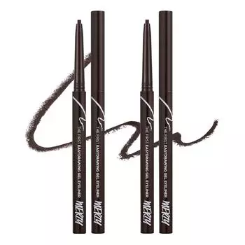 Гелевая подводка для глаз Merge the First Easy Drawing 0,14 г, EG2 Каштан, 2 шт.