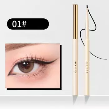 Гелевая подводка для глаз, плавное развитие цвета, шелковистая, гладкая и не размазывающая, водонепроницаемая и устойчивая к поту ручка-подводка для начинающих
