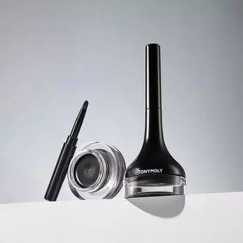 Гелевая подводка для глаз Tony Moly Back 3 типа 01 Black