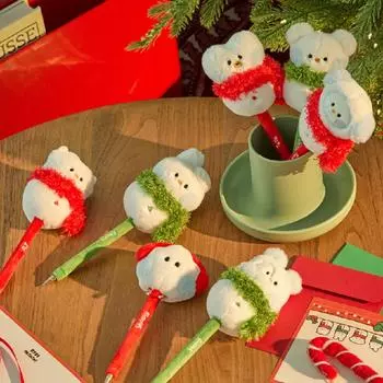 Гелевая ручка BT21 mini minini Petit Holiday Snowman Doll CHIMMY