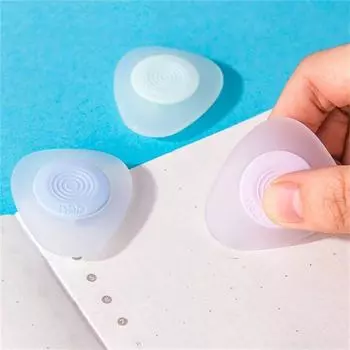 Гелевая ручка Канцелярские принадлежности для школьников Чистка ручек Корректирующие принадлежности Овальный ластик Ластики 2Pcs Random