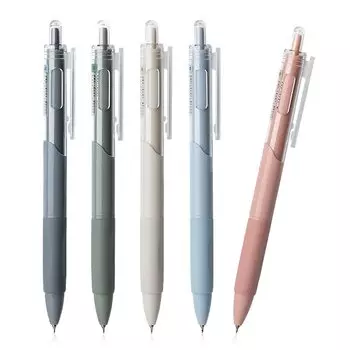 Гелевая шариковая ручка, гелевая ручка, черная, 5 шт. в упаковке, CS-перо, быстросохнущая ручка 0,5 мм чёрный