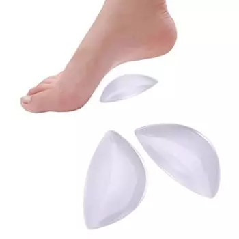 Гелевая стелька для поддержки свода стопы при плоскостопии, прозрачная клейкая подушечка для свода стопы, гелевые подушки для поддержки свода стопы для женщин и мужчин