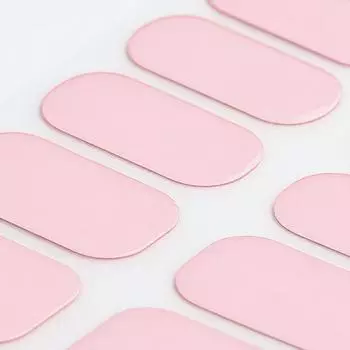 Гелевые наклейки для ногтей Light Therapy Club Little Star Macaron мягкий клей Японские однотонные наклейки для ногтей