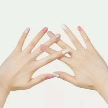Гелевые наклейки для ногтей Nail With Me, не требующие лампы, СКУЛЬПТУРА, 1 шт.