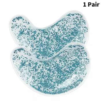 Гелевые патчи для глаз Многоразовый гелевый пакет со льдом для глаз Холодные патчи для глаз Многоразовые гелевые охлаждающие/согревающие патчи для глаз Снимают отечность синий