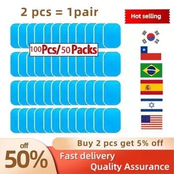 Гелевые подушечки для Ems Abdominal Trainer Muscle Stimulator Exerciser Slimming Machine Accessories 10Pcs Body Massager Patch Gel Patch 10pcs