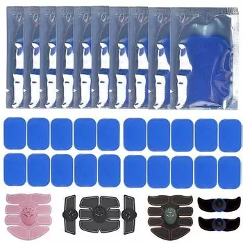 Гелевые подушечки для EMS, тренажер для бедер и живота, ABS, стимулятор мышц, сменный массажер, гель-патч 5Bags(10pcs)