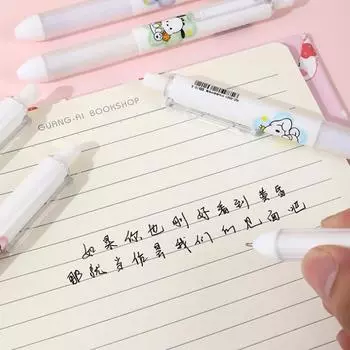 Гелевые ручки для девочек Канцелярские принадлежности Bulk Press Перьевые ручки Kawaii Pink Студенческие специальные ручки Школьные принадлежности