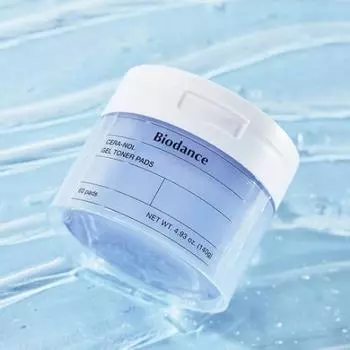 Гелевые тонер-диски Biodance 60 подушечек_Cera-nol, коллаген