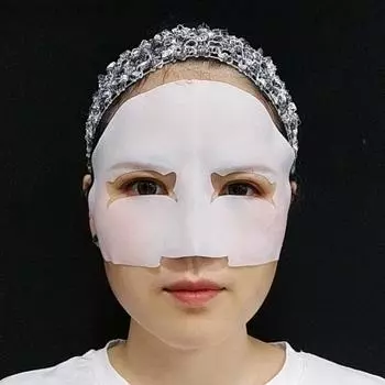 Гелевый большой патч для глаз с прищуром Конденсированная вода Светлый узор Мятный патч от темных кругов под глазами Французский узор патч для лба 3pcs