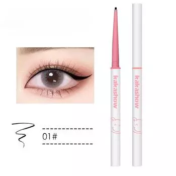 Гелевый карандаш-подводка для глазГладкая, стойкая, натуральная, устойчивая к цвету, не осыпающаяся, быстросохнущая подводка для глаз