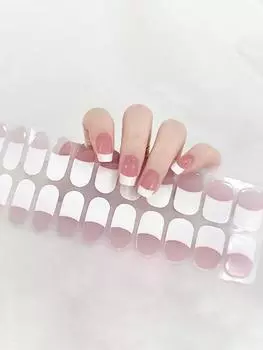 Гелевый накладной ногтевой пластина полуотвержденный полузапеченный фототерапевтический накладной ногтевой пластина пленка для лака для ногтей