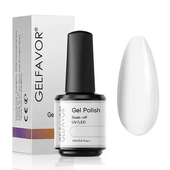 GELFAVOR 15 мл гель для ногтей 60 цветов полуперманентный гель-лак для ногтей черный телесный УФ-гель-лак гибридный маникюрный лак-гель