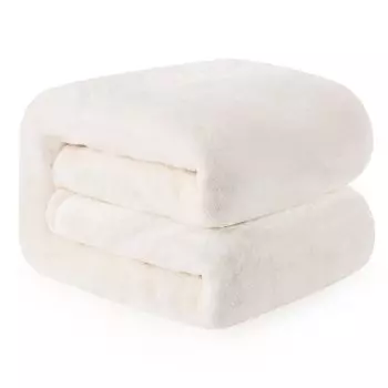 Gemarwel Single Кондиционер Мягкий для Подходит для всех сезонов Одеяло, Одеяло, Защита, Моющийся, Микрофибра, Сенсорный, Теплый, Фланель, белый