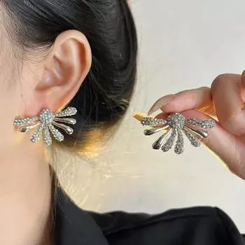 GemChic женские новые винтажные фейерверки с вставкой из циркония простые серьги этнические модные серьги-гвоздики на день рождения рождественские украшения подарок