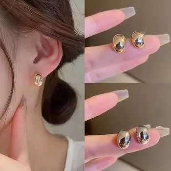 GemChic женские серьги, модные серьги-гвоздики, простые маленькие универсальные серьги-гвоздики, ювелирные изделия на день рождения, Рождество, подарок