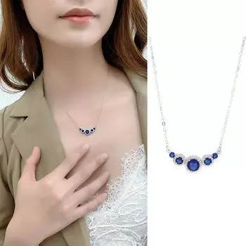 GemChic женское изысканное универсальное инкрустированное круглое ожерелье с цирконием, женская модная цепочка на ключицу, подарок на день рождения, Рождество