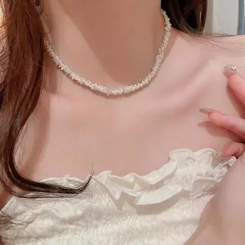 GemChic Женское Новое Изысканное Ожерелье На Ключицу Конфетного Цвета для Девочек Модный Подарок На День Рождения Украшения на Рождество