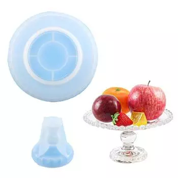 Gemeotric Coaster Mold Силиконовые формы с основанием Diy Круглая форма для лотка для хранения с любовными краями для изготовления тарелки для хранения фруктов 1