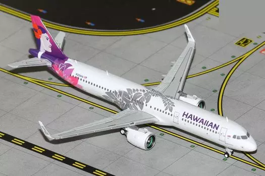 GeminiJets GJHAL2302 Hawaiian Airlines Airbus A321neo N208HAScale 1:400