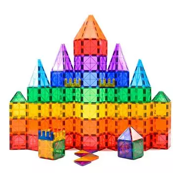 Gemmicc 63PCS Магнитные плитки Строительные блоки для детей STEM Одобренные развивающие игрушки Магнитные головоломки Строительные блоки для мальчиков и девочек