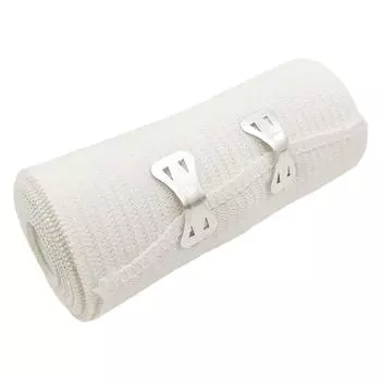 Гемостатический бинт Высокоэластичный фиксирующий суставной бинт Водонепроницаемые аптечки первой помощи White 7.5cm*4.5m