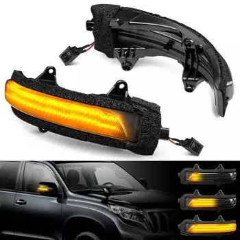GemPro Land Cruiser 200 Land Cruiser Prado 150 Toyota Последовательный поворот Полное мигание и бегущий поворот Переключаемый Соответствует требованиям техосмотра