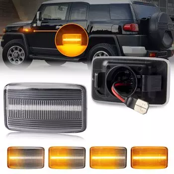 GemPro Land Cruiser 80 Series LED Side Marker для Toyota Land Cruiser 100 Sequential Turn Signal Runkle 80 Runkle 70 Hilux Surf Cruiser Prado 90 FJ