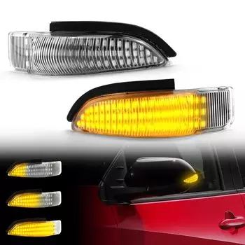 GemPro Vitz 130 Series Дверное зеркало Whiker Aqua nhp10 Боковое зеркало Whiker Prius C Spade 140 Isis Совместимо с Toyota Flowing Последовательные сигналы поворота