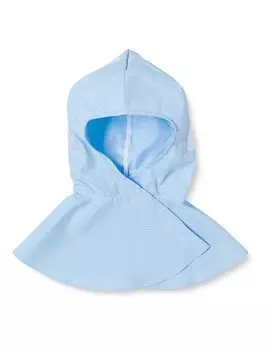 General type hood for clean suit C1515 JCB Blue L [Midori Anzen]