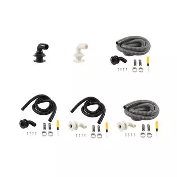 Универсальный 90-градусный сквозной шпигат корпуса, наружный диаметр 1-1/8 дюйма, практичная прочная сменная деталь для кораблей, лодок, яхт