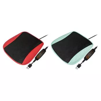 Generic USB 8 Fans Car Seat Cushion Ventilated Chair Pad for Trucks Car красный