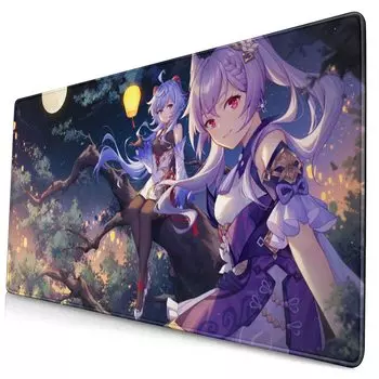 Genshin Genshin аниме коврик для мыши игровой коврик большой настольный коврик стильный персонаж милый клавиатура водонепроницаемый подарок 75смx40см