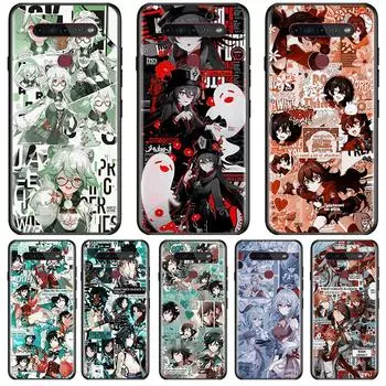 Genshin Impact аниме чехол LG K92 K42 K22 K71 K61 K51S K41S K30 K20 2019 Q60 V60 V50 S V40 V30 G8 черный чехол для телефона LG G8 ThinQ